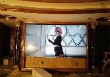 47寸云南安宁市 皇阁酒店3x3拼接